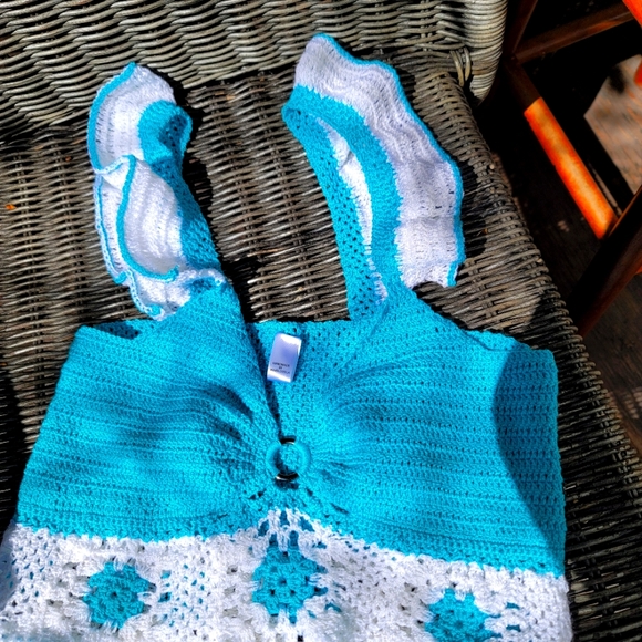 Hand-made. Girth 30 inches +. soft material.     I DO NOT ACCEPT RETURNS - Picture 4 of 5